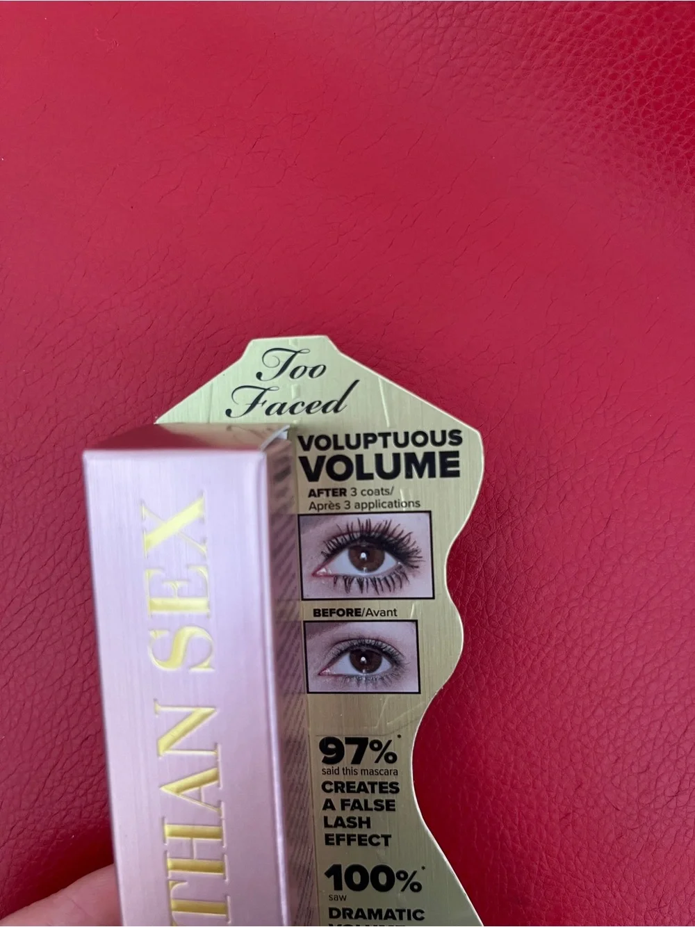 New- Too Faced Better Than Sex Mascara - Black- full size
